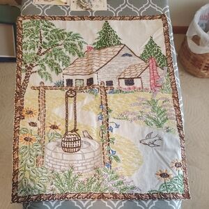 Vintage Sampler 18" X14.5"